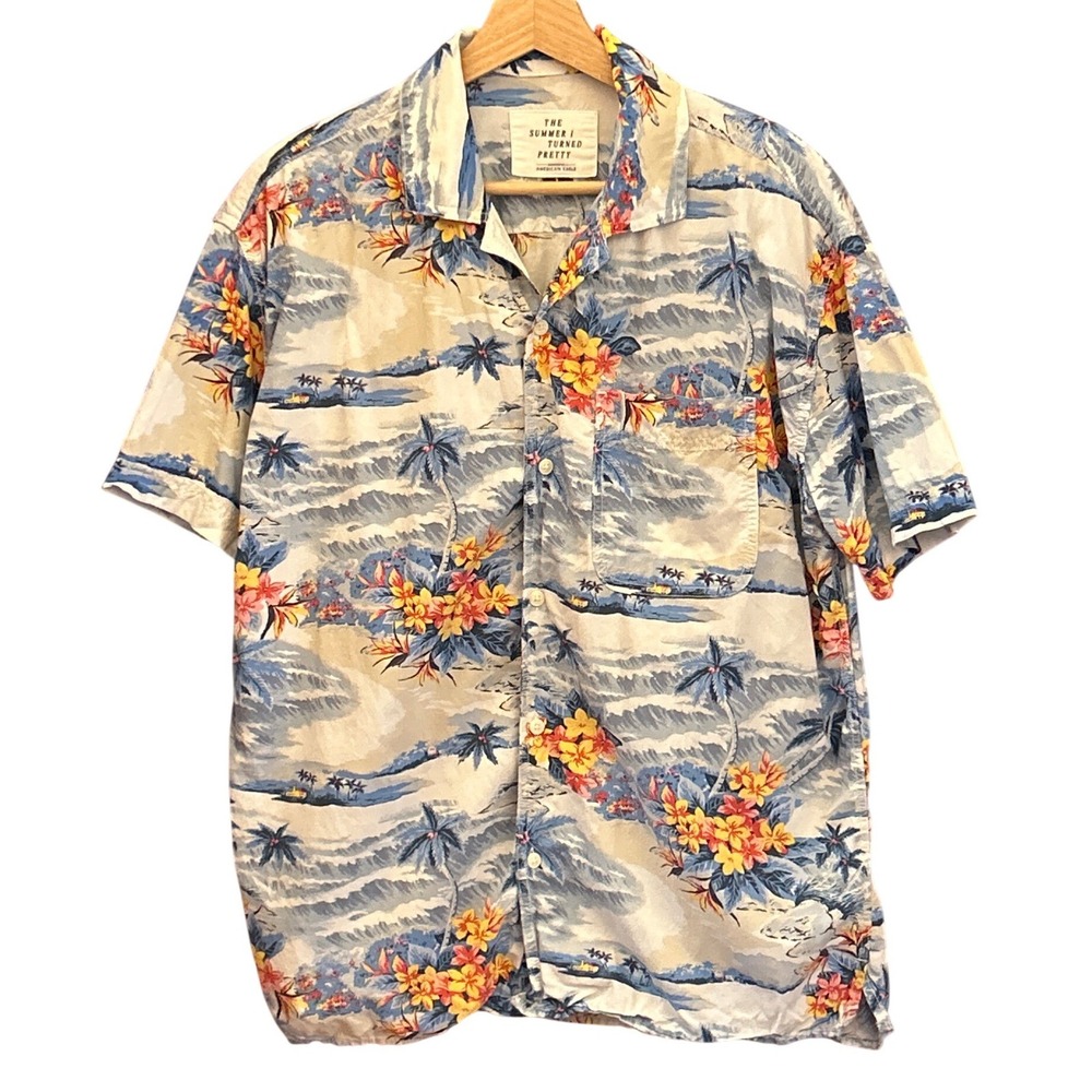 Modern American Eagle The Summer I Turned Pretty Shirt Tropical Coastal Beachy